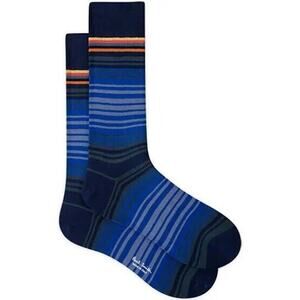 NWT $35 Paul Smith Men's “Yann” Stripe Crew Socks made in Italy.